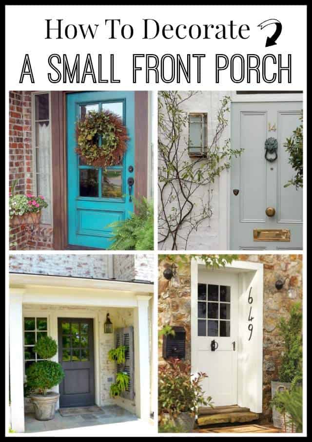 How To Decorate A Small Front Porch Worthing Court