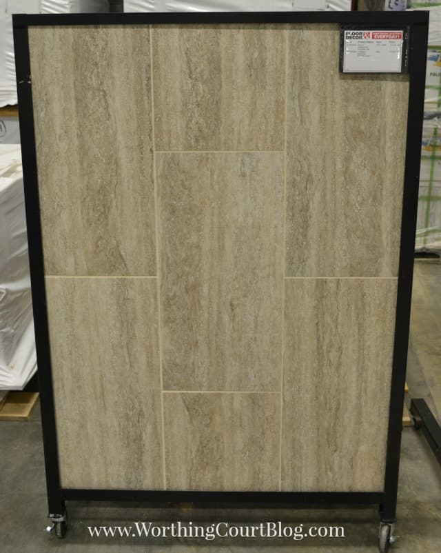 Forum Cappuccino Porcelain tile from Floor & Decor.