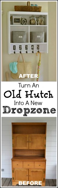 Turn An Old Hutch Into A New Dropzone poster.