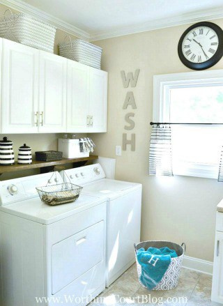 Laundry Room Reveal – Before And After