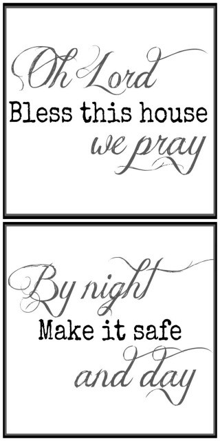 Free “Bless This House” Printables