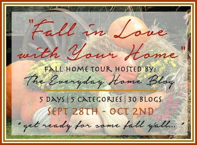 Fall In Love With Your Home Blog Tours poster.