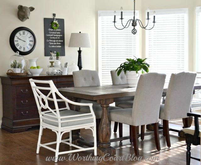 Repurpose A Dresser For Kitchen Linen Storage.