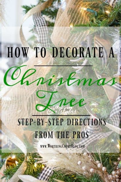 How To Decorate A Christmas Wreath Step-By-Step | Worthing Court