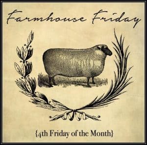 Farmhouse Friday Bloghop poster.