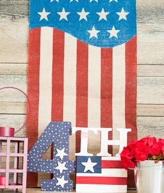Patriotic Craft For Memorial Day, Flag Day And July 4th || Worthing Court