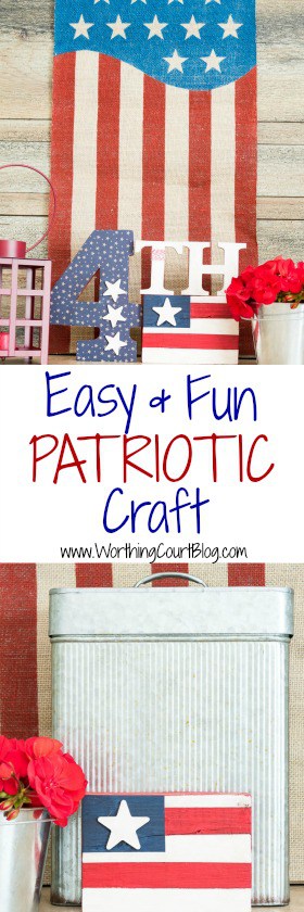 Easy and fun patriotic craft graphic.