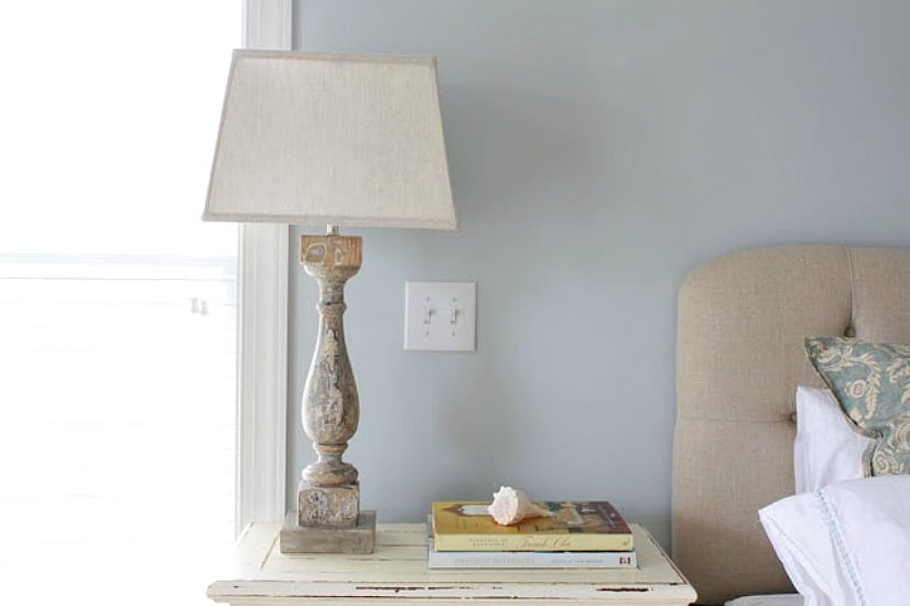 How to create a lamp from an old porch balustrade .