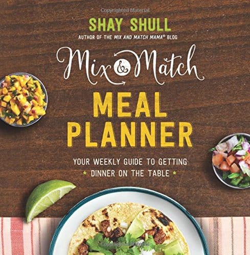 Mix And Match Meal Planner graphic.