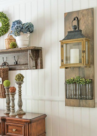 How To Build A Farmhouse Hanging Lantern Display