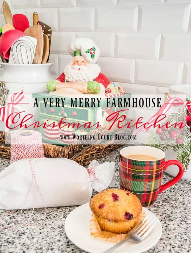 A Very Merry Farmhouse Christmas Kitchen || Worthing Court