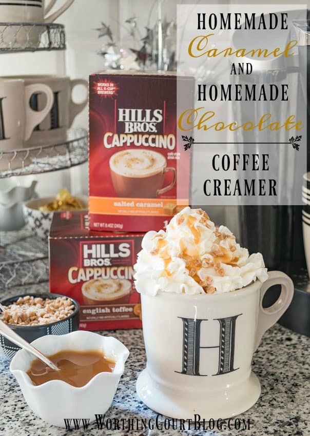 Homemade Caramel And Homemade Chocolate Coffee Creamer Recipes || Worthing Court