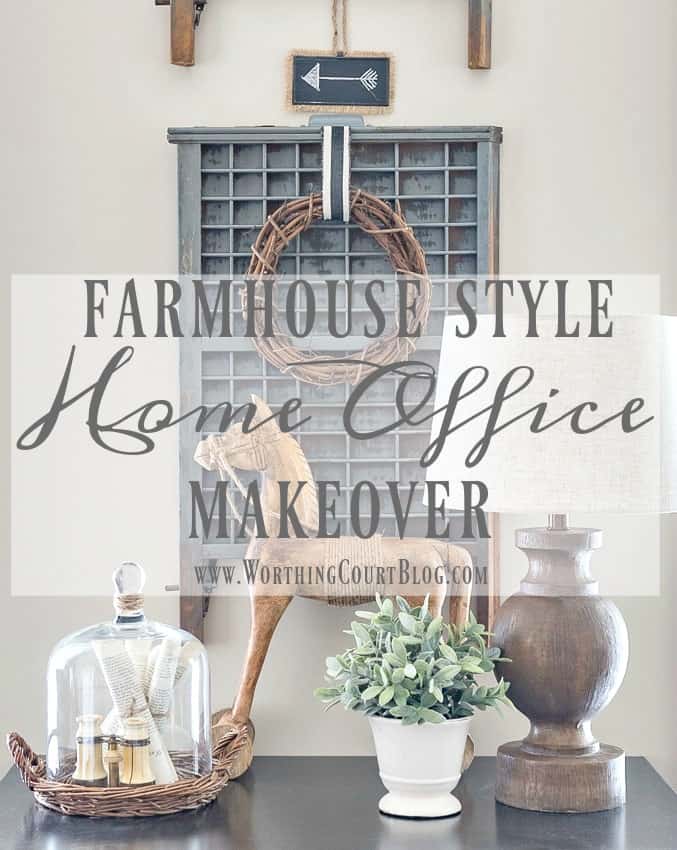 The Evolution Of A Farmhouse Style Home Office Before And After Worthing Court - Farmhouse Home Office Decor