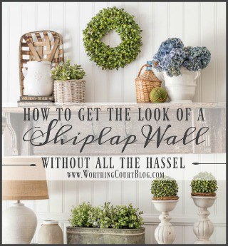 How To Get The Look Of A Shiplap Wall Without All The Hassel