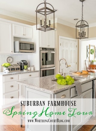 Suburban Farmhouse Spring Home Tour || Worthing Court
