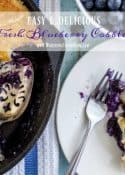 Easy And Delicious - Fresh Blueberry Cobbler Recipe || Worthing Court