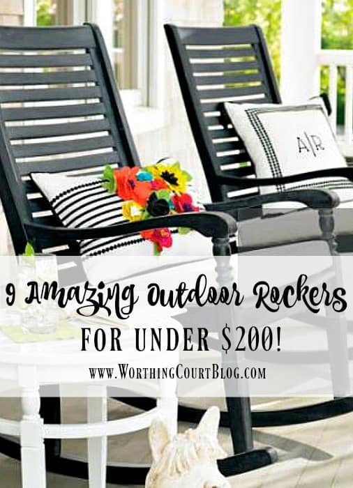 9 Amazing Outdoor Rocking Chairs For Under $200! 