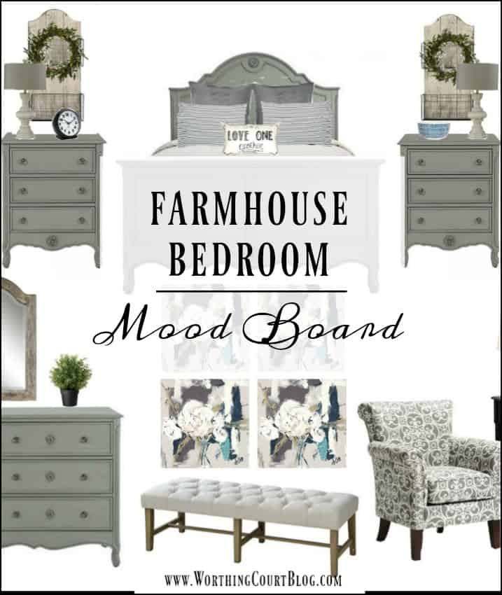 Giving A Blah Bedroom A Farmhouse Makreover.