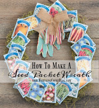 Make An Adorable Seed Packet Wreath For Spring – Step By Step Directions