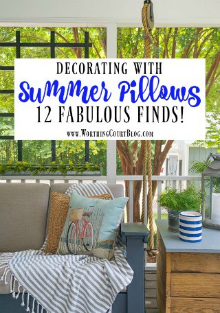 Look What I Found! And Decorating With Summer Pillows