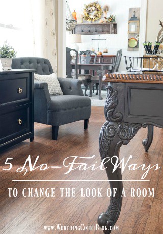 5 No Fail Ways To Change The Look Of A Room