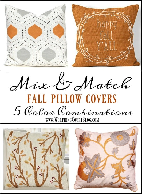 Throw Pillow Covers For Fall Under 30 Worthing Court