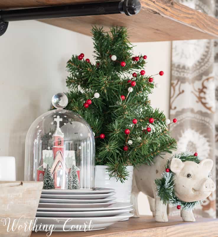 Christmas vignette #christmas #christmasdecorations