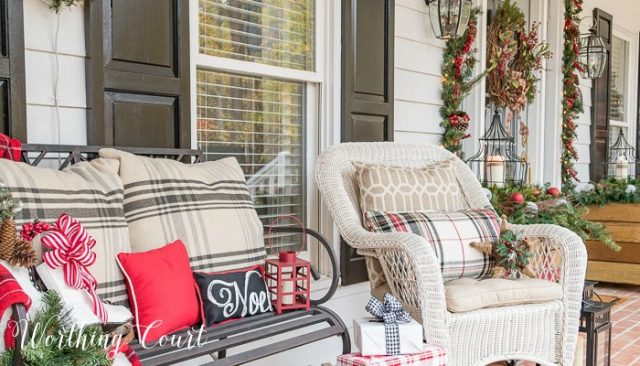 How To Decorate A Small Front Porch For Christmas