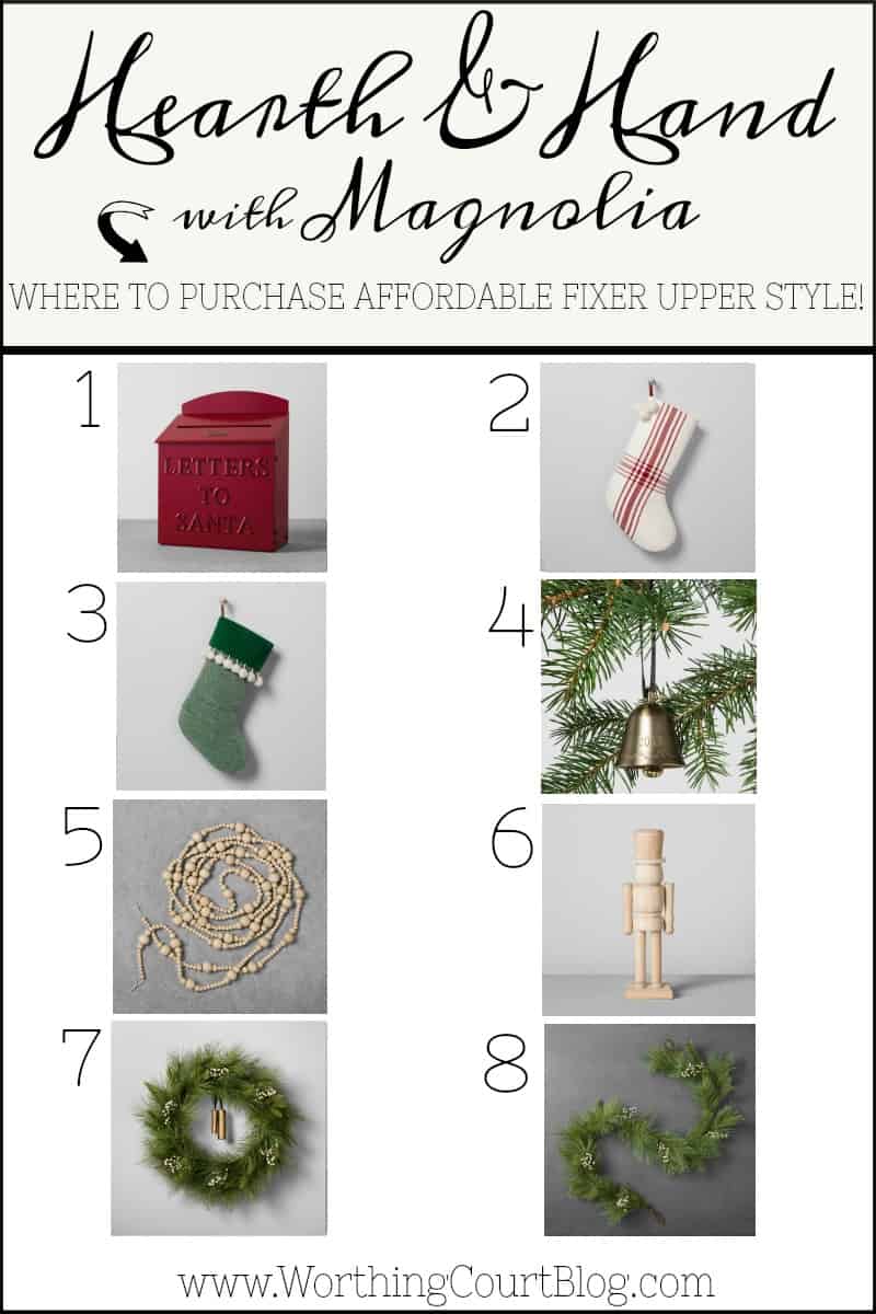 Where to purchase affordable Fixer Upper style Christmas decorations #Christmasdecor #Chrismtas #fixerupper