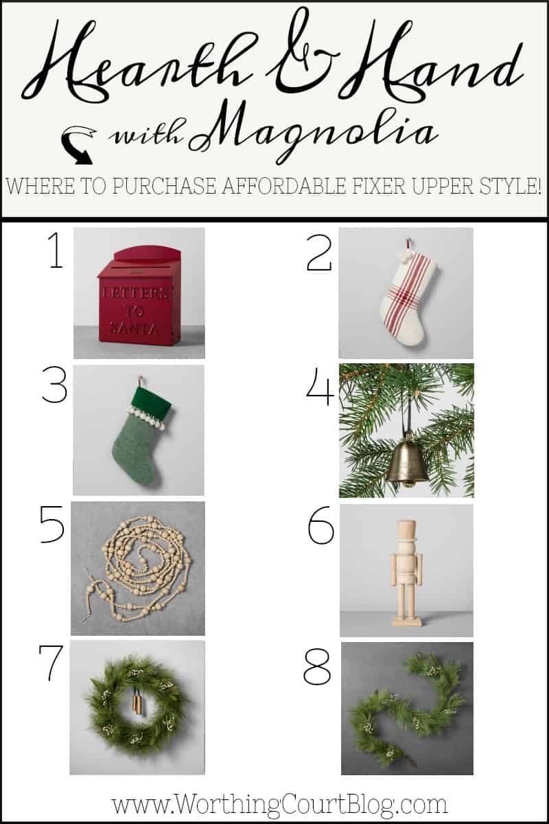 Where to purchase affordable Fixer Upper style Christmas decorations #Christmasdecor #Chrismtas #fixerupper