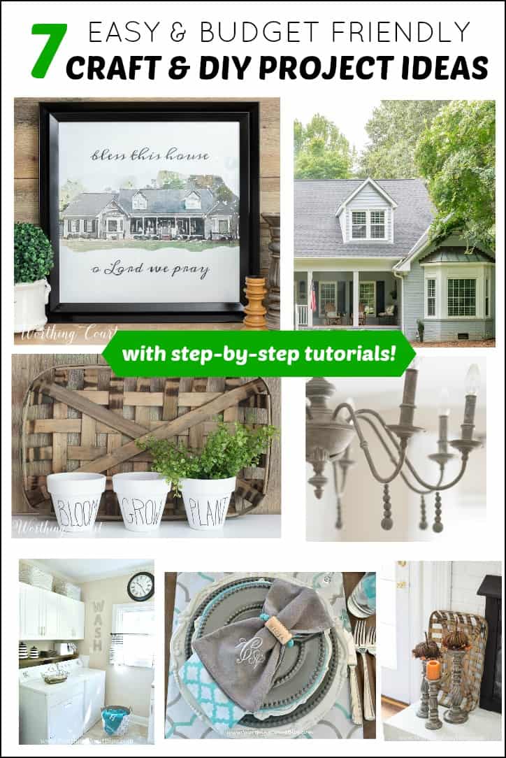 pinterest image for 7 craft and diy project tutorials