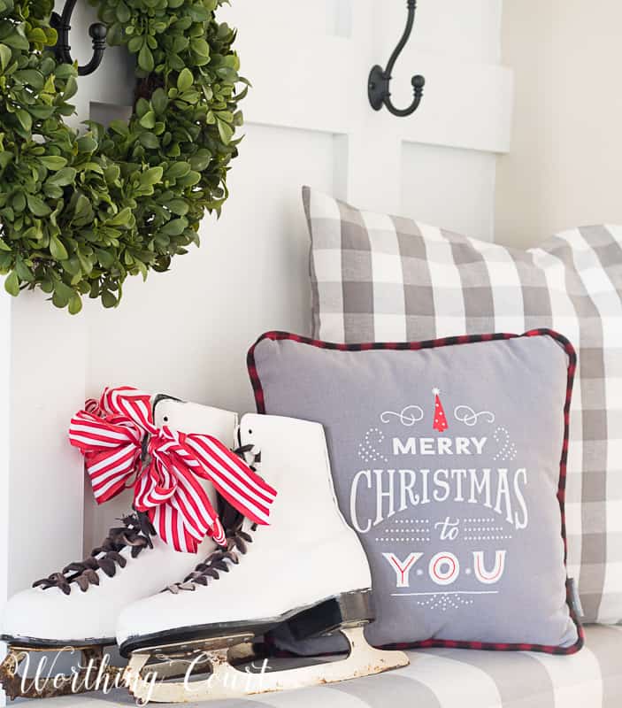 Christmas vignette #christmasdecor