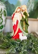 Mary, Joseph and Baby Jesus ceramic figurine
