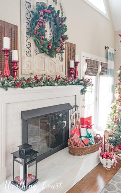 Take A Tour Of My Cozy And Festive Christmas Family Room - Worthing ...