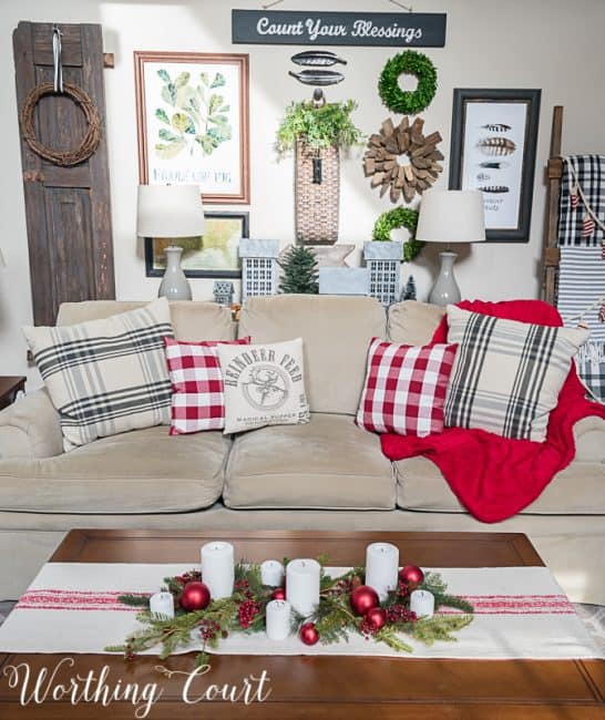Take A Tour Of My Cozy And Festive Christmas Family Room - Worthing ...