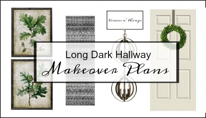 Plans For My Long Dark Boring Hallway Makeover