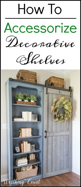 How To Get A Cohesive Look When You Accessorize Decorative Shelves poster.