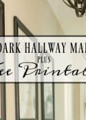 Long, Dark Hallway Makeover Before And After