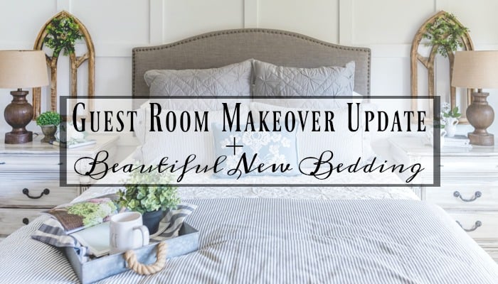 Guest Room Makeover Update + Beautiful New Bedding