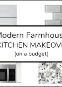 Help! My Small Kitchen Is Ugly. Now What? #kitchenmakeover #modernfarmhouse #galleykitchen #budgetmakeover