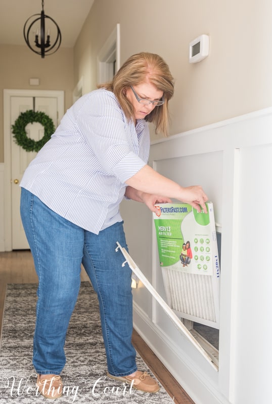 Schedule for how often you should change your hvac air filters.