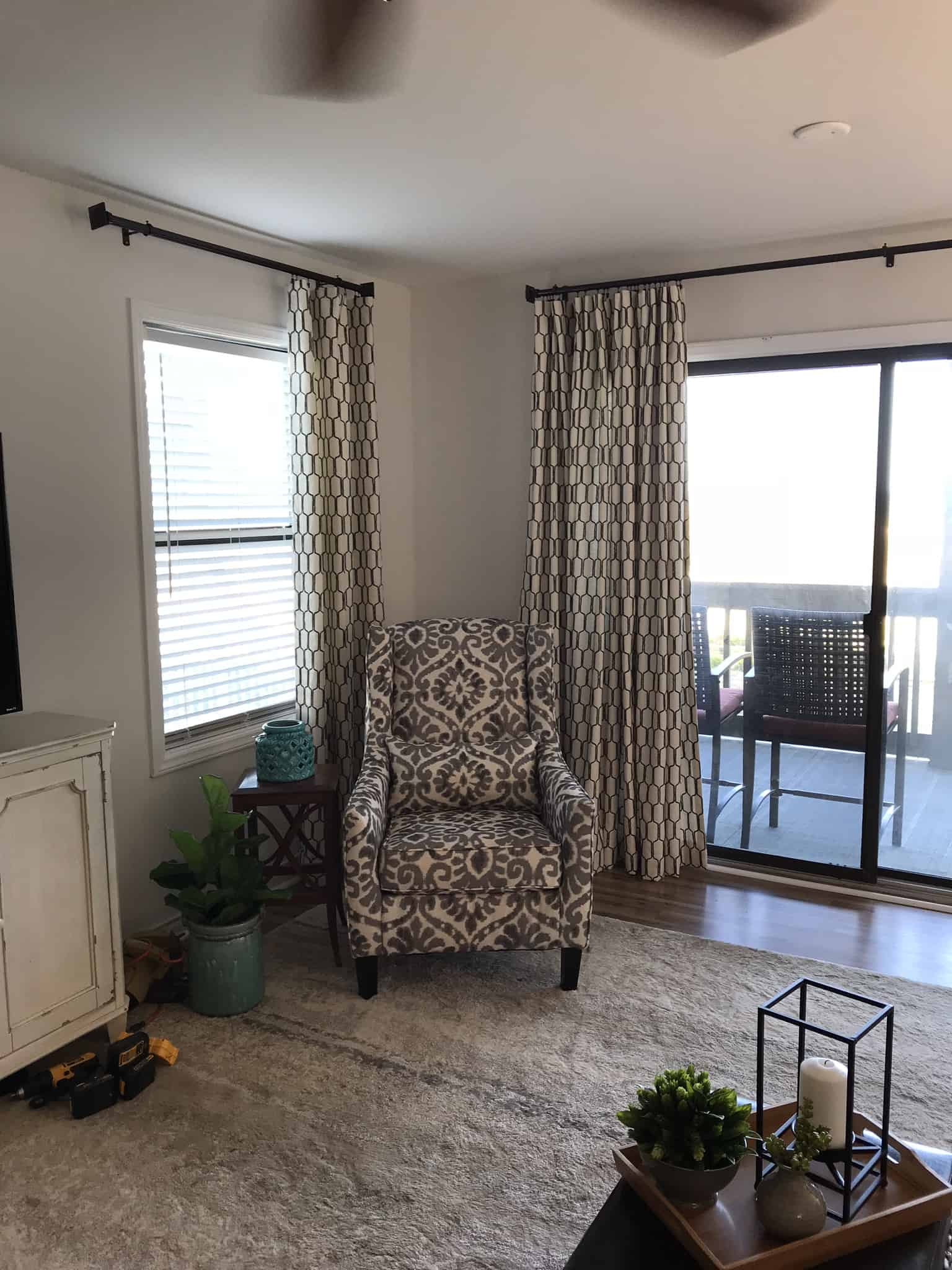 DIY drapery panels