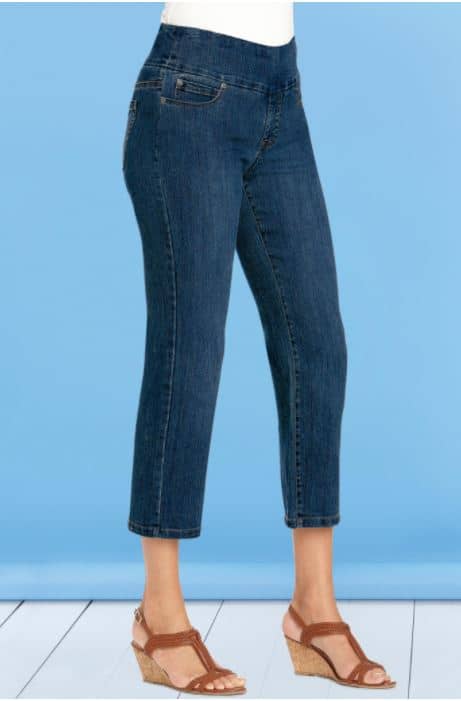 Comfort Waist Cropped Pants