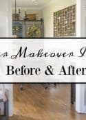 Entryway Makeover Reveal - How To Work With What You Have