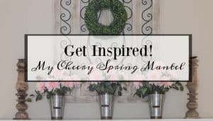 Get Inspired By My 10 Minute Cheery Spring Mantel