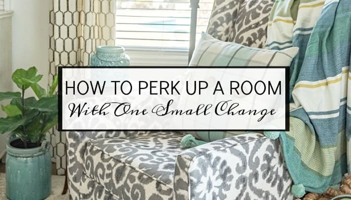 How To Make One Small Change To Get A Fresh Look