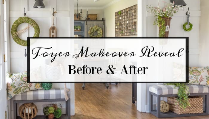 Entryway Makeover Reveal - How To Work With What You Have