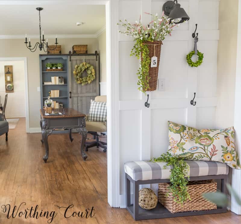 Entryway Makeover Reveal How To Work With What You Have