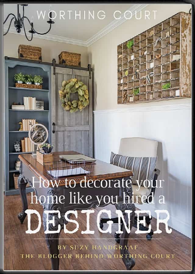 Free E-Book: How To Decorate Your Home Like You Hired A Designer. A wonderful e-book filled with beautiful photography and filled with tips for how to decorate your home just like you hired a designer. #decoratingtips #howtodecorate #interiordesignideas #decoratingideas #WorthingCourtBlog