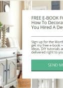 Free E-Book: How To Decorate Your Home Like You Hired A Designer. Get instant access to a wonderful free e-book filled with beautiful photography and filled with tips for how to decorate your home just like you hired a designer. #decoratingtips #howtodecorate #interiordesignideas #decoratingideas #WorthingCourtBlog